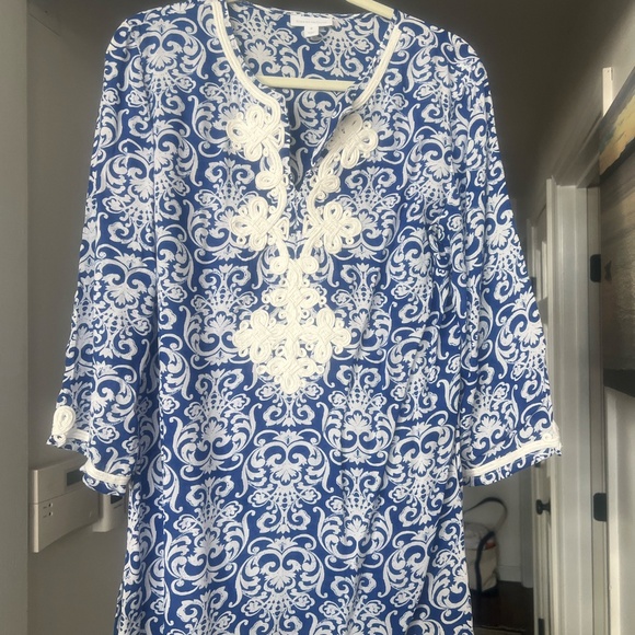 Charter Club Iconic Print Tunic - Picture 3 of 3